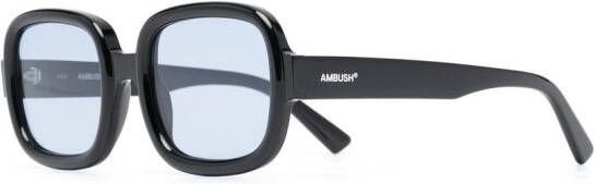 AMBUSH Zonnebril met vierkant montuur Zwart