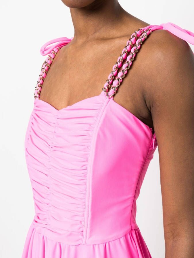 Amen Asymmetrische mini-jurk Roze