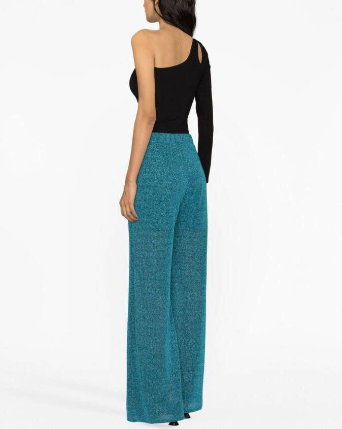 Amen Broek met wijde pijpen Blauw