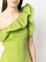 Amen Asymmetrische mini-jurk Groen - Thumbnail 5