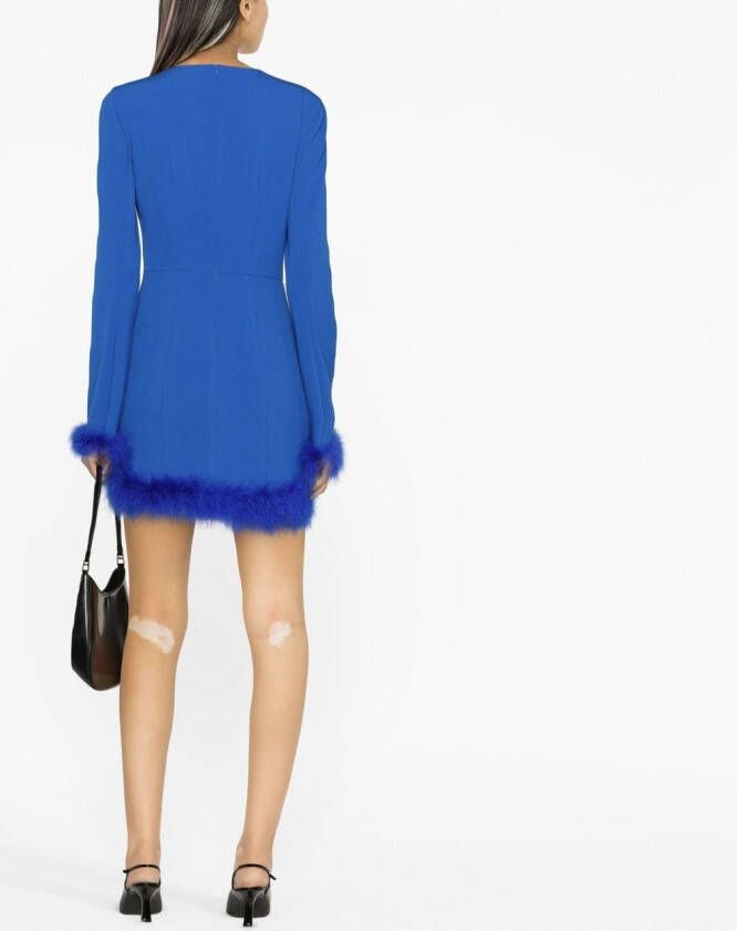 Amen Mini-jurk van crêpe Blauw