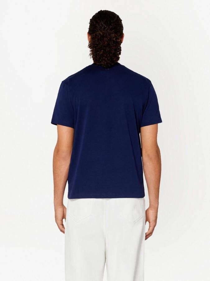 AMI Paris Katoenen T-shirt Blauw