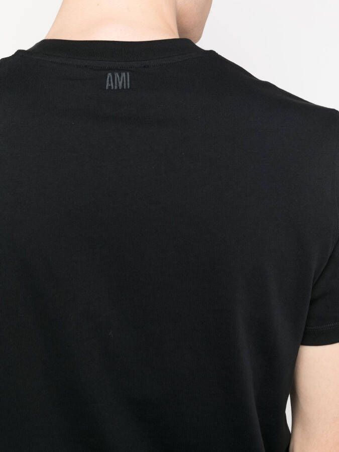 AMI Paris Katoenen T-shirt Zwart