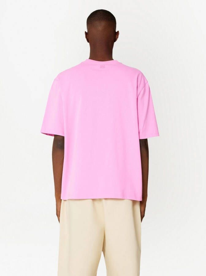 AMI Paris Ami de Coeur T-shirt Roze
