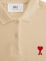 AMI Paris Ami de Coeur short-sleeved polo shirt Beige - Thumbnail 5