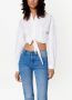 AMI Paris Blouse met gestrikte voorkant Wit - Thumbnail 3