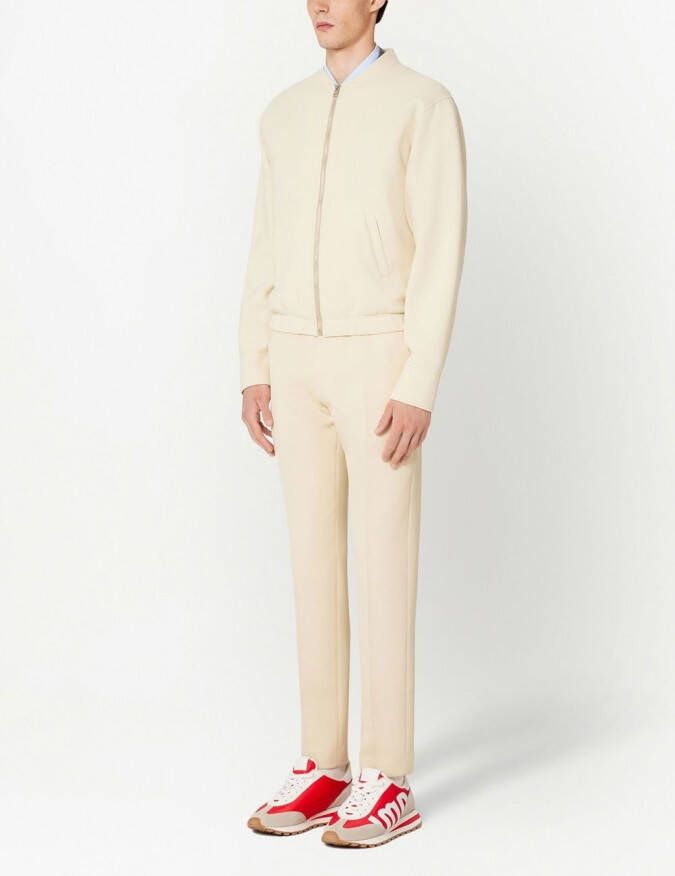 AMI Paris Bomberjack met rits Beige