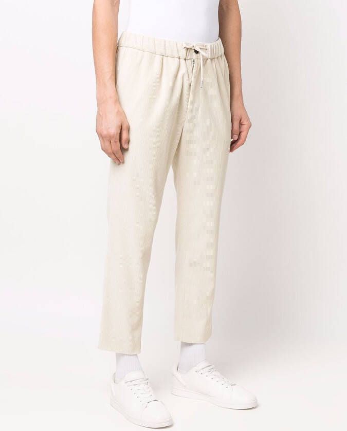AMI Paris Broek met trekkoordtaille Wit