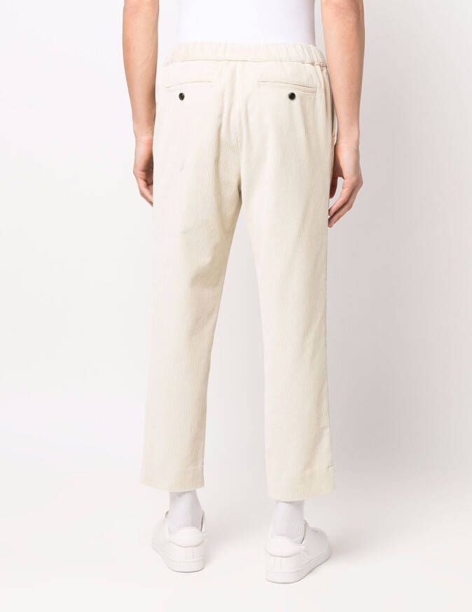 AMI Paris Broek met trekkoordtaille Wit