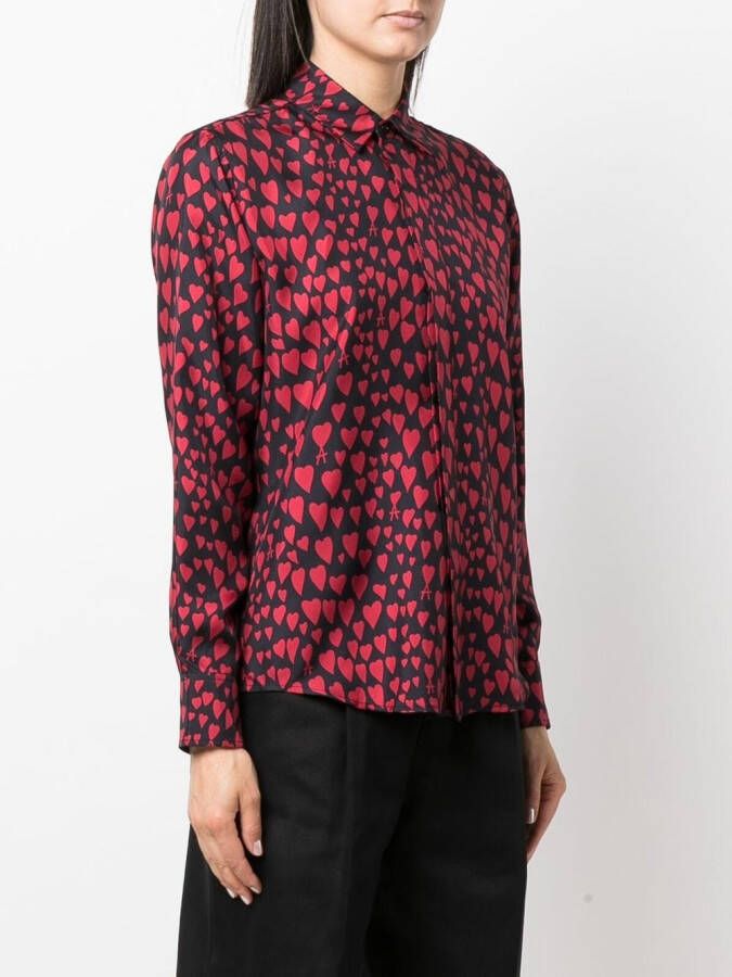 AMI Paris Button-up blouse Rood