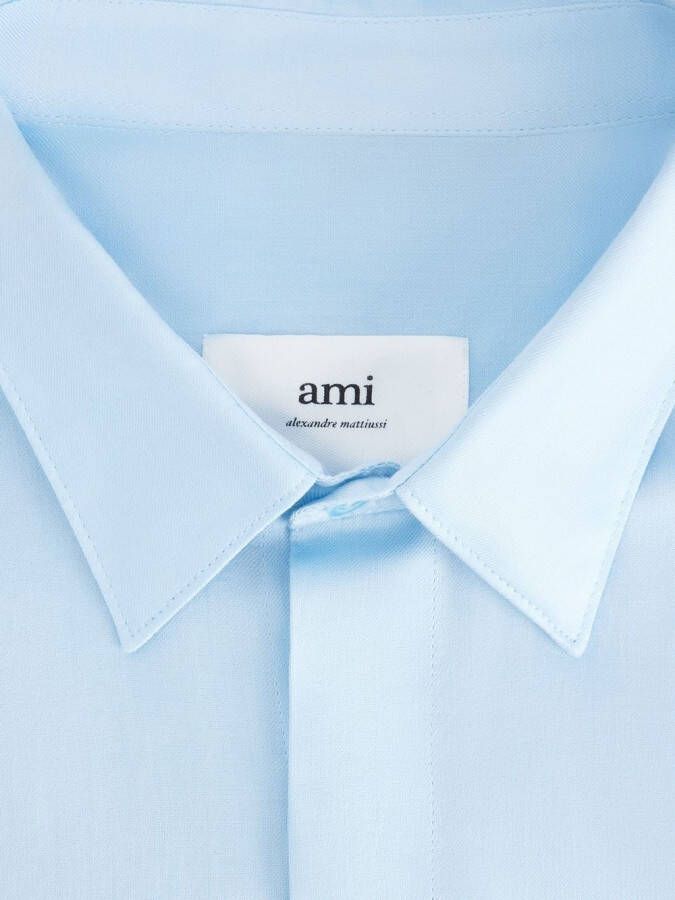 AMI Paris Button-up overhemd Blauw