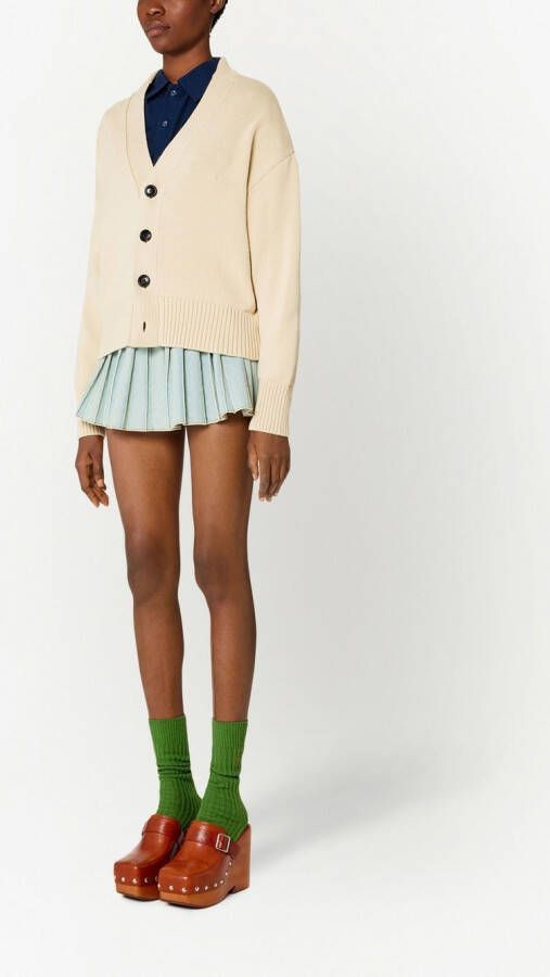 AMI Paris Button-up vest Beige