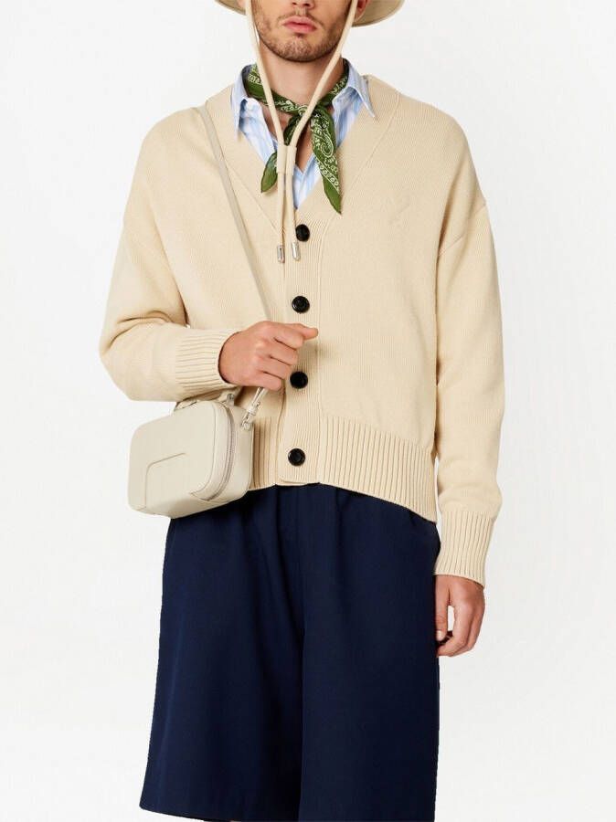 AMI Paris Button-up vest Beige