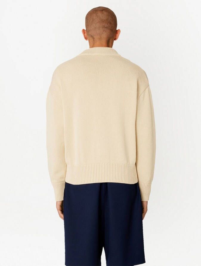 AMI Paris Button-up vest Beige