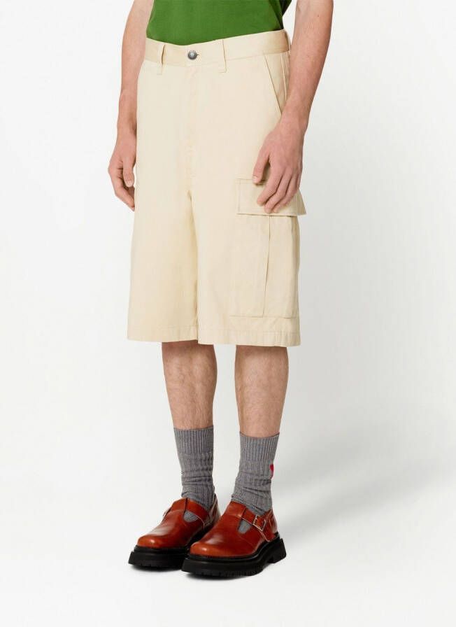 AMI Paris Cargo shorts Beige