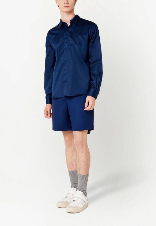 AMI Paris Cargo shorts Blauw