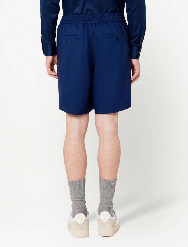 AMI Paris Cargo shorts Blauw