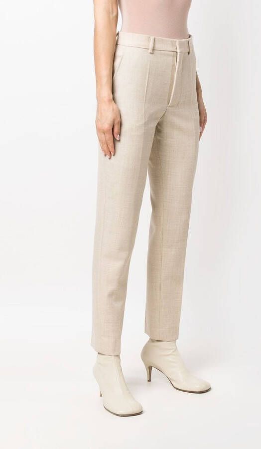 AMI Paris Cropped pantalon Beige