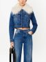 AMI Paris Denim jack Blauw - Thumbnail 3