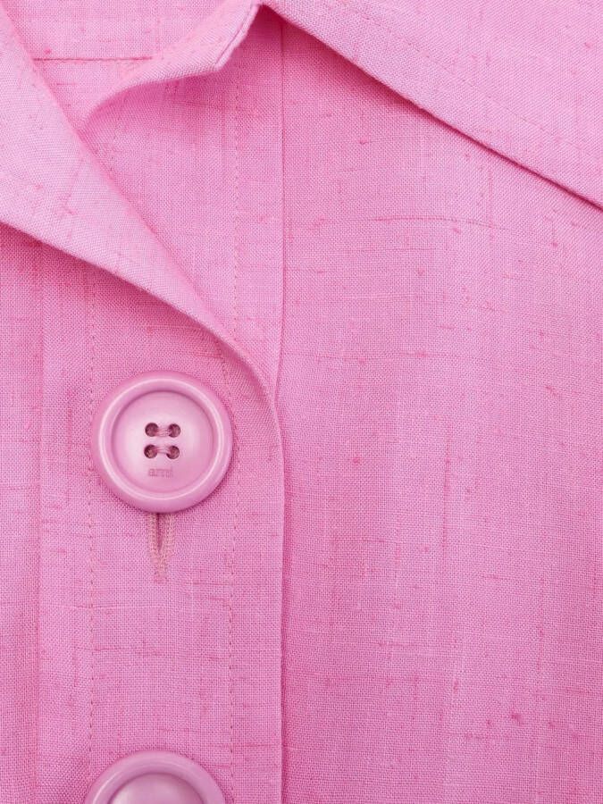 AMI Paris Flared mini-jurk Roze