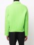 AMI Paris Fleece shirtjack Groen - Thumbnail 4