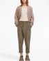 AMI Paris Geplooide broek Bruin - Thumbnail 2