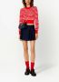AMI Paris Geplooide mini-rok Blauw - Thumbnail 2