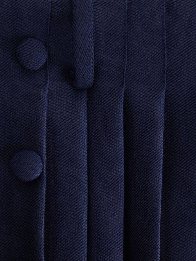 AMI Paris Geplooide mini-rok Blauw