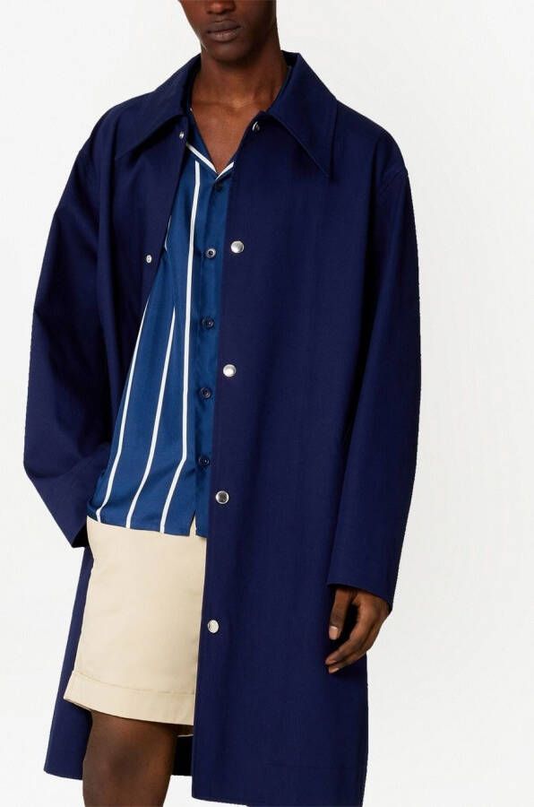 AMI Paris Gestreept overhemd Blauw