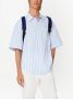 AMI Paris Gestreept shirt Blauw - Thumbnail 4