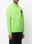 AMI Paris Gestreepte coltrui Groen - Thumbnail 4