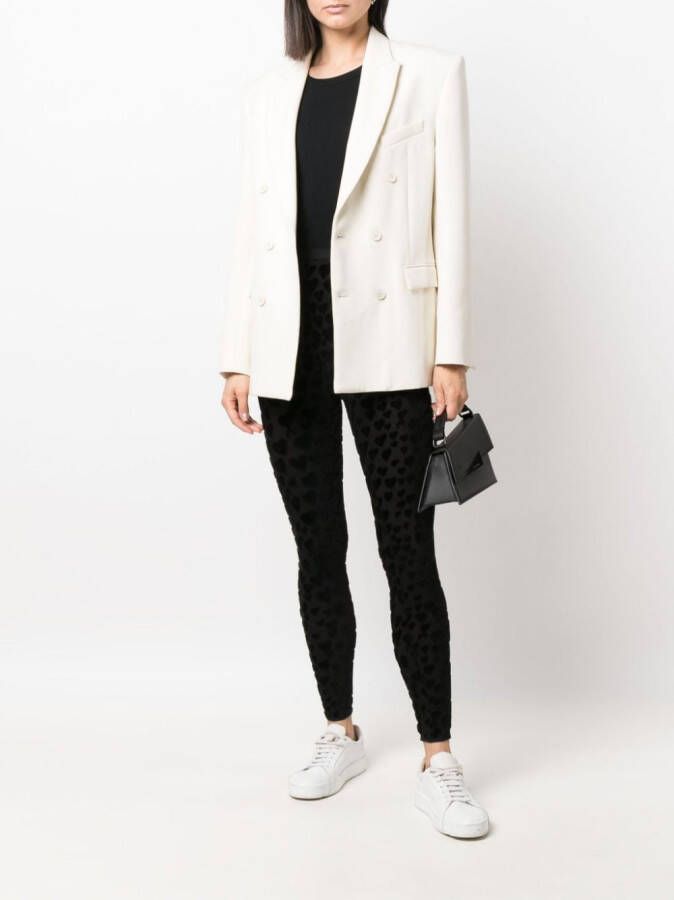 AMI Paris High waist legging Zwart
