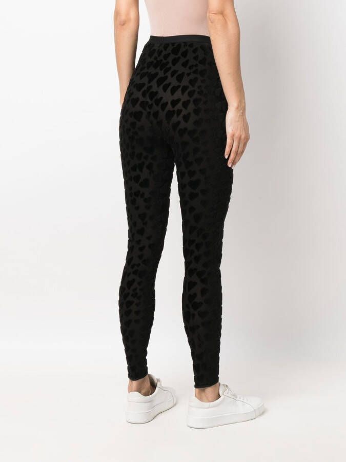 AMI Paris High waist legging Zwart