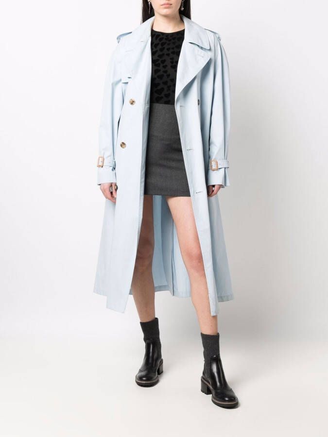 AMI Paris High waist mini-rok Grijs