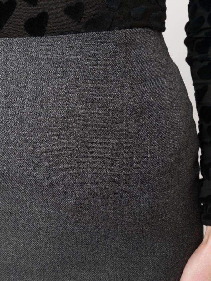 AMI Paris High waist mini-rok Grijs