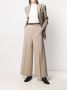 AMI Paris High waist palazzo broek Beige - Thumbnail 2