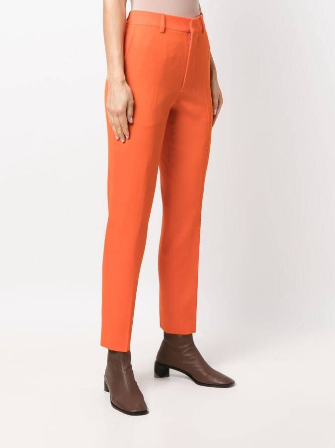 AMI Paris High waist pantalon Oranje