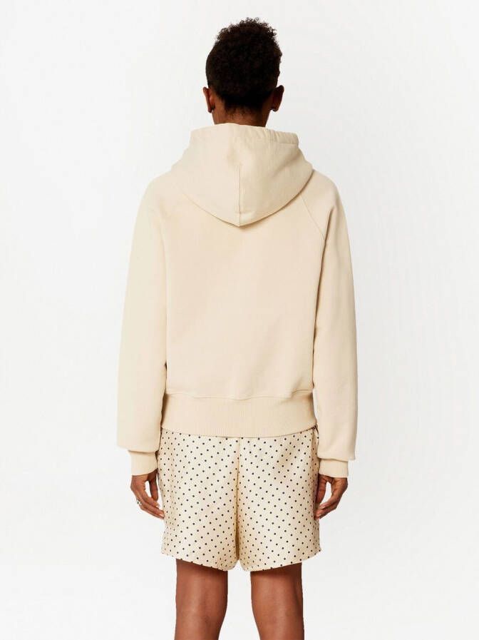 AMI Paris Hoodie met lange mouwen Beige