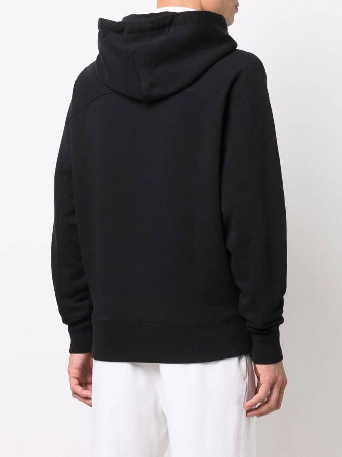 AMI Paris Hoodie met logo Zwart
