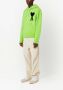 AMI Paris Hoodie met geborduurd logo Groen - Thumbnail 2
