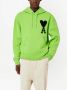 AMI Paris Hoodie met geborduurd logo Groen - Thumbnail 4
