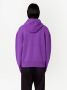 AMI Paris Hoodie met intarsia logo Paars - Thumbnail 5