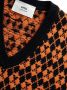 AMI Paris Intarsia trui Oranje - Thumbnail 5