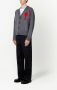 AMI Paris Intarsia vest Grijs - Thumbnail 2