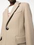 AMI Paris Jas met enkele rij knopen Beige - Thumbnail 5