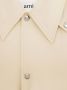 AMI Paris Jas met enkele rij knopen Beige - Thumbnail 5