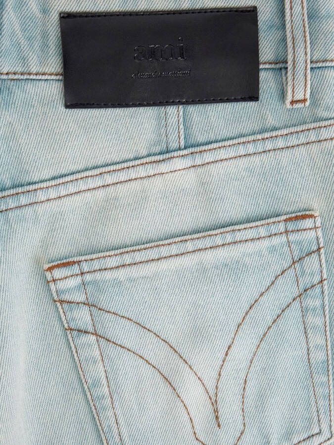 AMI Paris Jeans met wijde pijpen Blauw