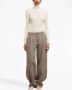 AMI Paris Geribbelde coltrui Beige - Thumbnail 2