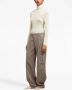 AMI Paris Geribbelde coltrui Beige - Thumbnail 3