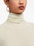 AMI Paris Geribbelde coltrui Beige - Thumbnail 5